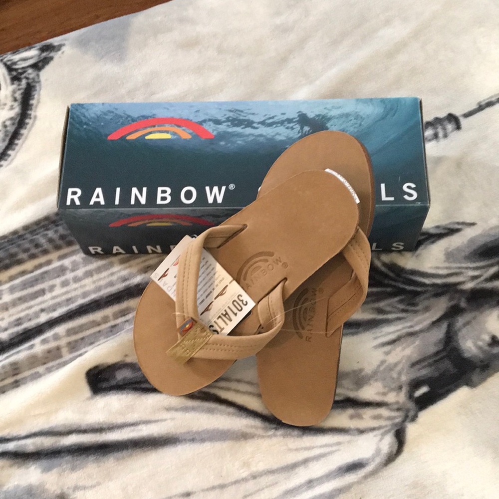 Rainbow Flip Flops